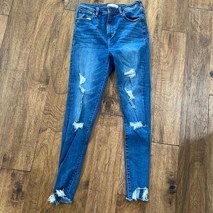 Abercrombie & Fitch Super Skinny Ankle, High Rise Jeans